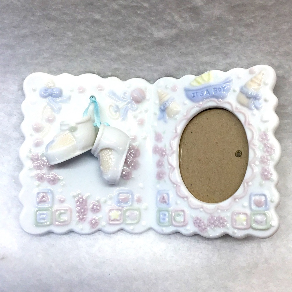 Vintage It’s A Boy Picture Frame Baby Keepsake Gift